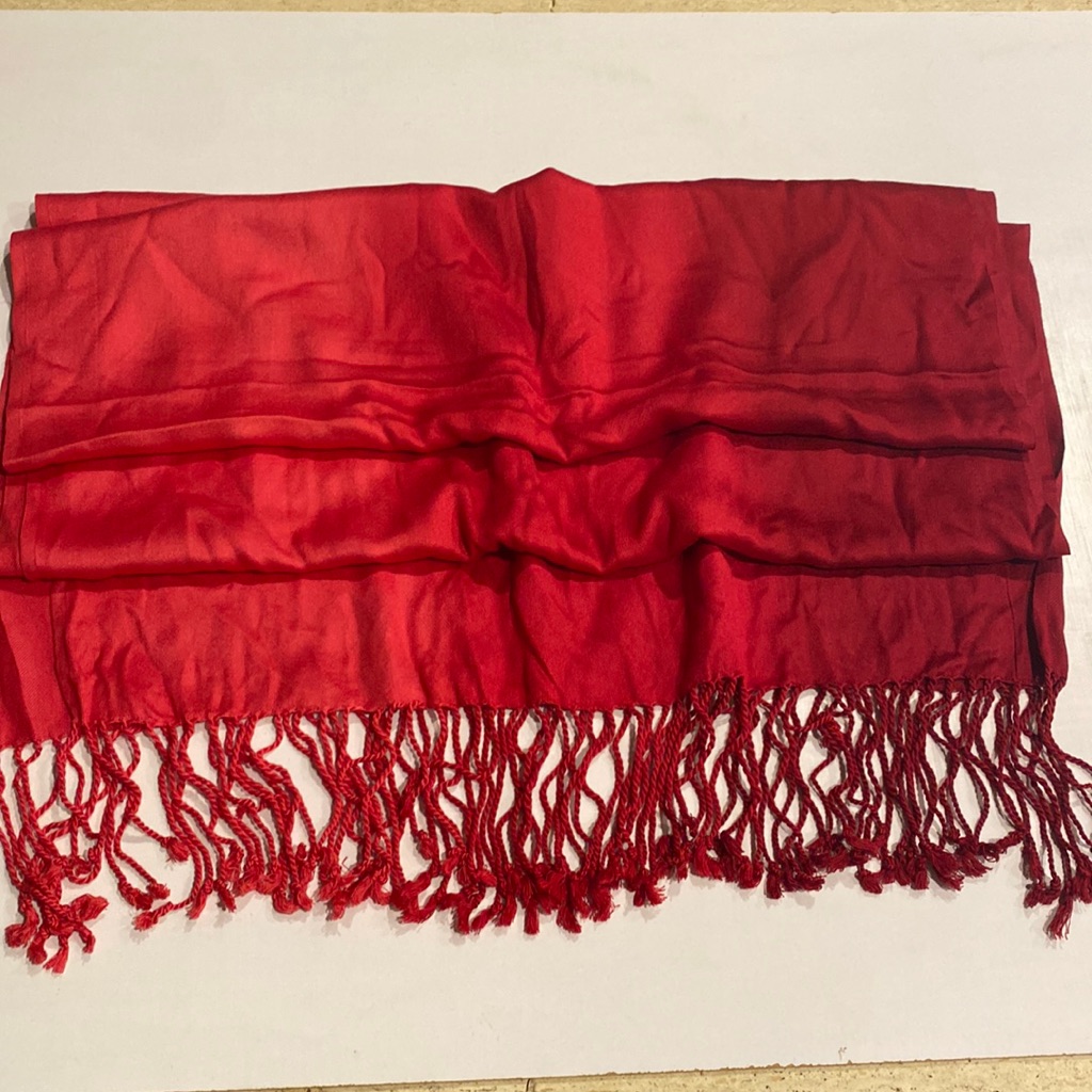 Scarf Wrap 18 Collectioneighteen Brand Dark To Light Red Gradient 68By 20